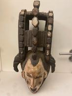 Afrikaans Igbo Agbogho Mmwo Houten Helm Masker., Antiek en Kunst, Ophalen of Verzenden