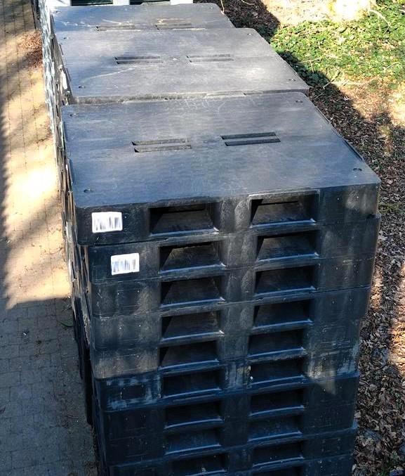 Kunststof paletten 100x120cm, Doe-het-zelf en Bouw, Hout en Planken, Gebruikt, Ophalen