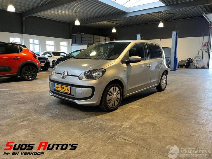 Volkswagen up! 1.0 move up! BlueMotion (bj 2013), Auto diversen, Ongevalwagen, Volkswagen, Handgeschakeld, Benzine, Stadsauto