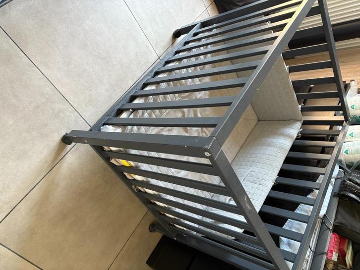 lit parc bébé, Kinderen en Baby's, Babyparken, Gebruikt, Rechthoekig, In hoogte verstelbaar, Boxkleed, Wieltjes, Ophalen