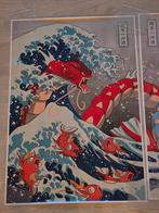 Pokémon Schilderijen Print op Canvas 42x60cm 1 stuk, Enlèvement, Neuf, Autres types, Foil