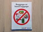 Sabena Document #001 Baggage or hand luggage, Verzamelen, Ophalen of Verzenden, Nieuw