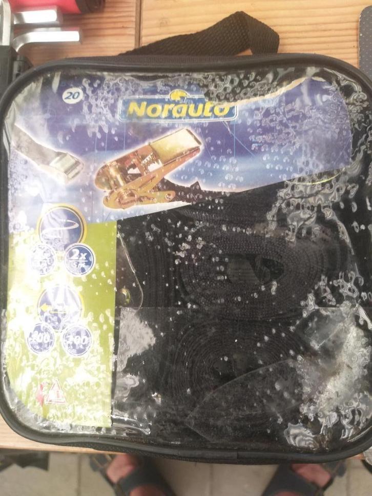 Nordauto spanriemset ; 2x2m en 2x5 meter, Auto diversen, Autogereedschap, Zo goed als nieuw, Ophalen