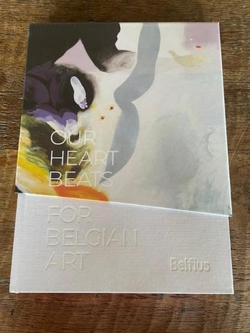 kunstboek 'our heart beats for  Belgian Art' beschikbaar voor biedingen