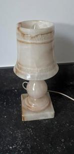 2 retro  marmer lampen, Moins de 50 cm, Comme neuf, Enlèvement, Autres matériaux