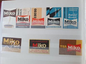 Luciferetiketten reclame MIKO koffie beschikbaar voor biedingen