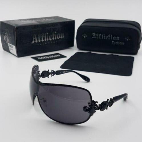 Zonnebril Affliction Fiona 140-120 Black, Handtassen en Accessoires, Zonnebrillen en Brillen | Dames, Nieuw, Zonnebril, Overige merken