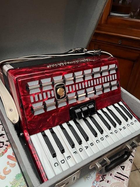 Accordeon Weltmeister, Musique & Instruments, Accordéons, Comme neuf, Accordéon à touches, 72 basses, Weltmeister, Avec valise
