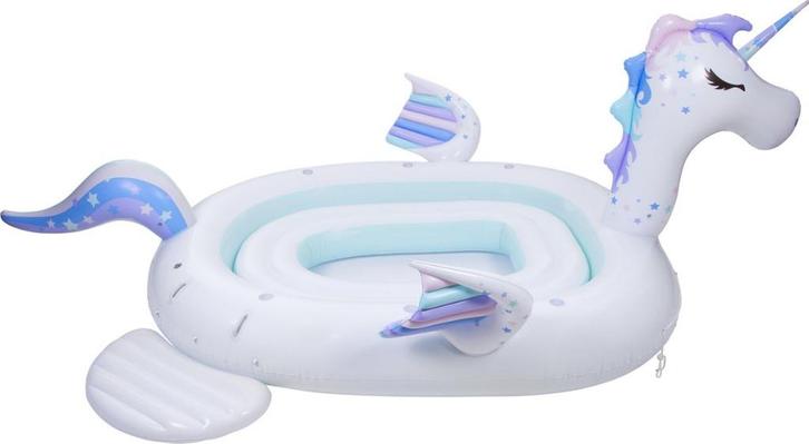 Opblaasbaar drijvende EENHOORN voor ZES volwassen personen, Kinderen en Baby's, Speelgoed | Buiten | Opblaasfiguren, Nieuw, Ophalen
