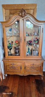 Armoire à bibelots, Huis en Inrichting, Kasten | Vitrinekasten, Ophalen, Zo goed als nieuw, 150 tot 200 cm, Overige houtsoorten