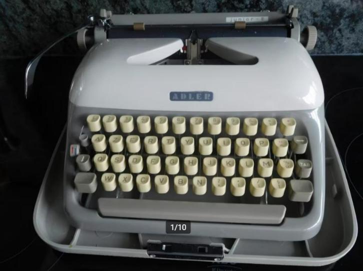 Adler junior E schrijfmachine, Antiek en Kunst, Antiek | Kantoor en Zakelijk, Ophalen of Verzenden