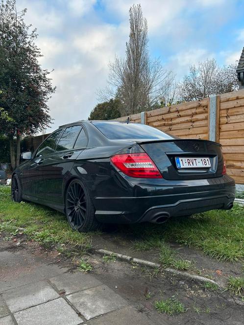 Mercedes C180 AMG-pack, Auto's, Mercedes-Benz, Particulier, C-Klasse, Diesel, Euro 5, Berline, 4 deurs, Automaat, Zwart, Zwart