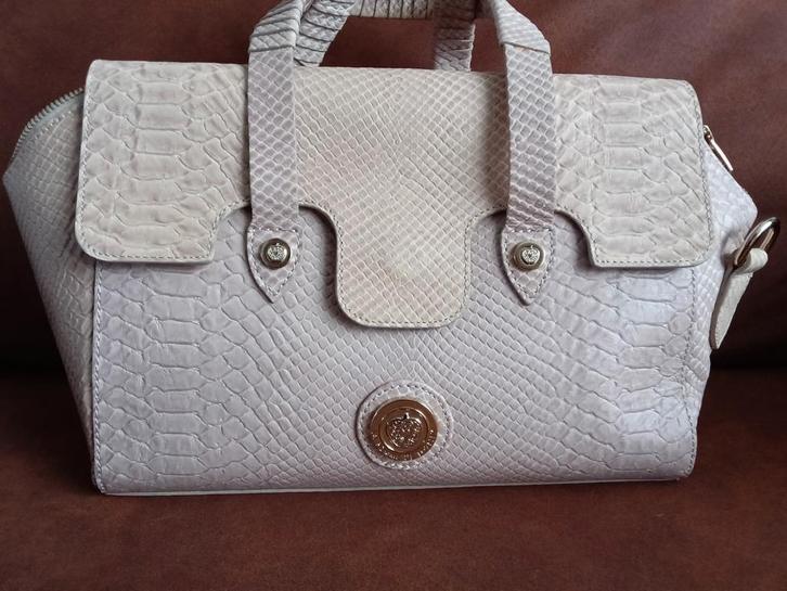 handtas La Pomme de Lovely beige, Handtassen en Accessoires, Tassen | Damestassen, Zo goed als nieuw, Beige, Ophalen of Verzenden