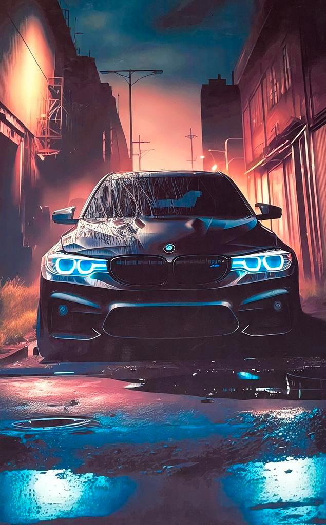 Toile bmw M5 F 90 haute qualité 40x60 cm 25e avec envoi, Hobby en Vrije tijd, Modelauto's | 1:18, Auto, Ophalen of Verzenden