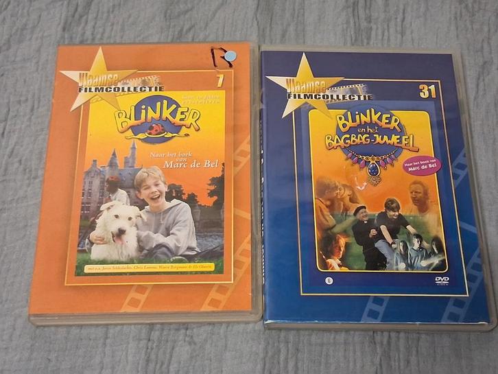 Dvd's Blinker; de bakfietsbioscoop/ het bag-bag-juweel, Cd's en Dvd's, Dvd's | Kinderen en Jeugd, Zo goed als nieuw, Film, Avontuur