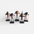 Set van vijf Afrikaanse figuratieve atelierbeelden, Antiek en Kunst, Ophalen of Verzenden