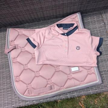 ES pink pearl full dressuur + PSOS polo maat M beschikbaar voor biedingen
