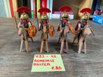 PLAYMOBIL V23: LOT 4 ROMEINSE RUITERS, Ophalen of Verzenden, Zo goed als nieuw, Los Playmobil