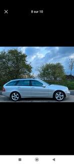 superbe mercedes classe C 220 cDI gris métallisée, Auto's, Zwart, Zwart, Leder, Elektrisch