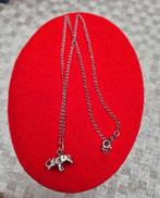 Zilveren ketting met olifant handertje 925 gestempeld, Handtassen en Accessoires, Kettingen, Ophalen of Verzenden, Zo goed als nieuw