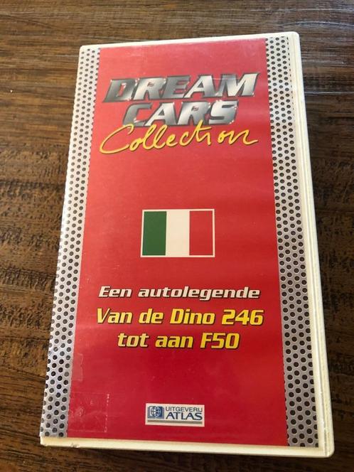 VHS Dream Cars Collection- Ferrari een autolegende Van de Di, Cd's en Dvd's, VHS | Film, Zo goed als nieuw, Overige genres, Alle leeftijden