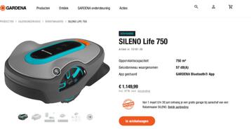 Gardena Sileno Life 750 beschikbaar voor biedingen