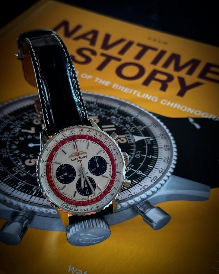 Breitling Navitimer B01 Boeing 747 Limited Edition, Handtassen en Accessoires, Horloges | Heren, Nieuw, Polshorloge, Breitling