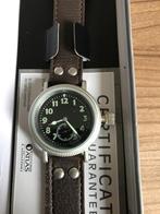 Horloge mechanisch nieuw, Overige merken, Leer, Polshorloge, Nieuw