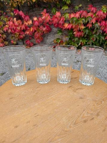 4 vintage glazen Picon beschikbaar voor biedingen