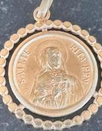 Médailles religieuse sainte rita plaqué or, Met hanger, Nieuw, Ophalen of Verzenden, Goud