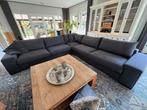 Stoffen hoekzetel - hoekbank zeer goede staat, antraciet, Huis en Inrichting, Ophalen, Zo goed als nieuw, Landelijk - Industrieel - Modern