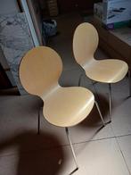 keukenstoelen, Huis en Inrichting, Stoelen, Ophalen, Gebruikt, Twee, Bruin