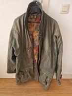 Leren jas – Middel Lang – Groen, Kleding | Heren, Ophalen of Verzenden, Gedragen, Maat 56/58 (XL), Groen