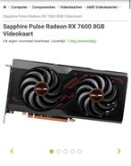 Radeon rx 7600 8gb, Computers en Software, Videokaarten, Ophalen, Zo goed als nieuw