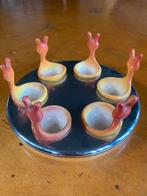 Alessi Escar-Gogo plate, inox en keramiek, escargotschaal, Maison & Meubles, Enlèvement ou Envoi, Comme neuf