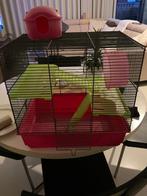 Hamsterkooi, Dieren en Toebehoren, Knaagdieren en Konijnen | Hokken en Kooien, Kooi, Minder dan 75 cm, Zo goed als nieuw, Ophalen