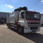 DAF CF 75.250 DAF FAN CF 75 250 + Geesink opbouw + kraan, Auto's, Vrachtwagens, Automaat, Wit, Bedrijf, Diesel