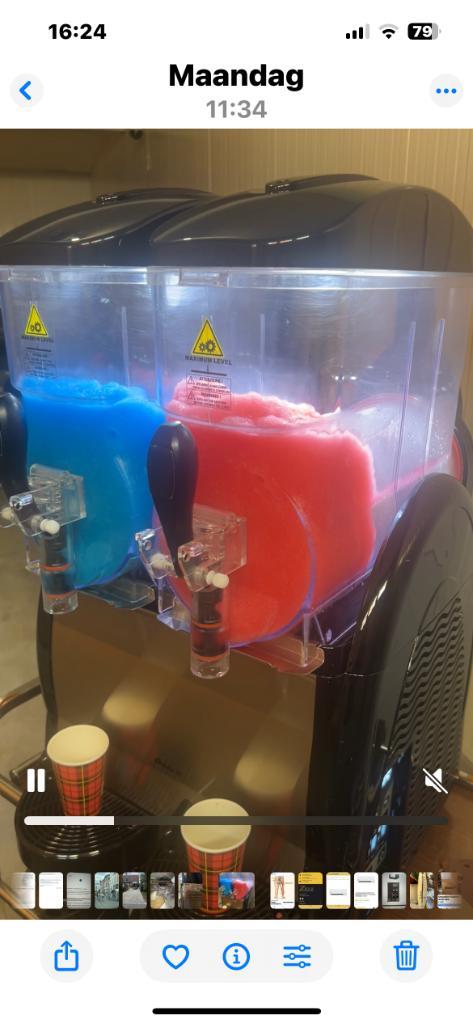 slush machine hendi, Elektronische apparatuur, IJsmachines, Zo goed als nieuw, Koelelement, Ophalen