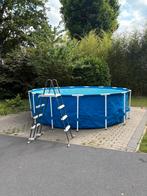Zwembad INTEX (457x122), Tuin en Terras, Gebruikt, Rond, Opzetzwembad, Ophalen