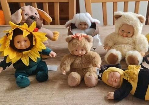 poppen van Anne geddes ( 4 stuks ), Verzamelen, Beren en Cherished Teddies, Zo goed als nieuw, Ophalen of Verzenden