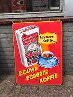 Douwe Egberts koffie emaille reclamebord, Ophalen of Verzenden, Zo goed als nieuw, Reclamebord