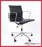 Vitra Eames ea 117 Zwart Leder Gepolijst  (voorraad:3), Huis en Inrichting, Ophalen, Zwart