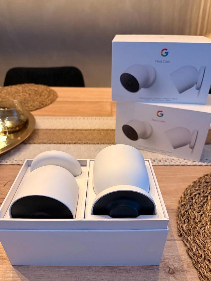 6x Google nest camera (battery), Audio, Tv en Foto, Videobewaking, Zo goed als nieuw, Ophalen of Verzenden
