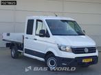 Volkswagen Crafter 102pk Open Laadbak Dubbel Cabine Trekhaak, Auto's, Bestelwagens en Lichte vracht, 75 kW, Stof, Gebruikt, Euro 6