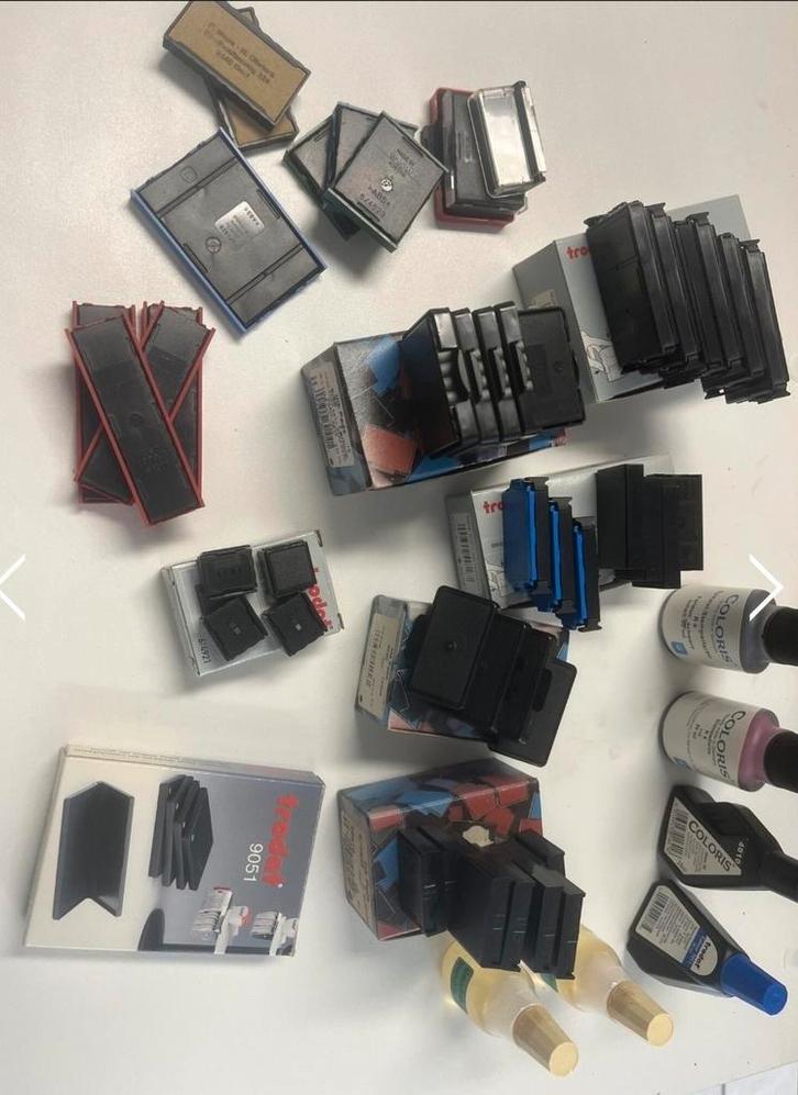 Trodat flacons, Hobby en Vrije tijd, Stempelen, Zo goed als nieuw, Ophalen of Verzenden