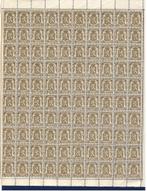 postzegels belgie nr 420 xx in volledig vel van 100 stuks, Verzenden, Orginele gom, Zonder stempel, Postfris