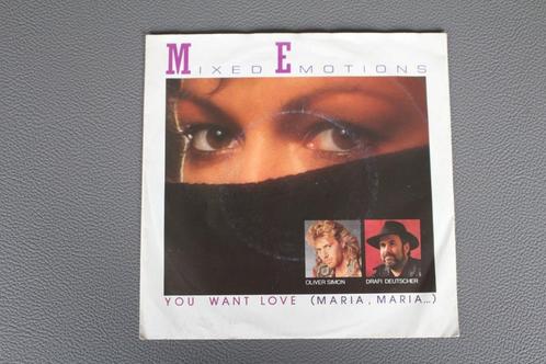 Mixed Emotions- You want love (Maria, Maria), CD & DVD, Vinyles Singles, Utilisé, Single, Pop, Envoi