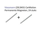 Viessmann (2X) 8431 Aimants CarMotion, 24 pièces !, Autres marques, Autres types, Envoi, Courant continu ou Courant alternatif