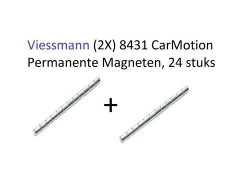 Viessmann (2X) 8431 Aimants CarMotion, 24 pièces !, Hobby & Loisirs créatifs, Trains miniatures | HO, Neuf, Autres types, Autres marques