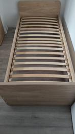 Eenpersoonsbed met lattenbodem, Huis en Inrichting, Slaapkamer | Bedden, Ophalen, Gebruikt, 90 cm, Eenpersoons